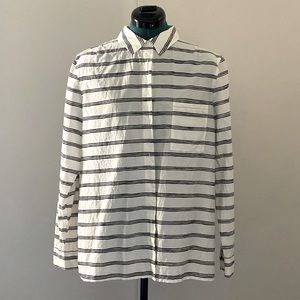 Lacoste Button Down Striped SZ 44